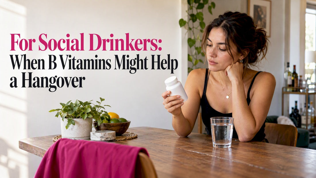 Social drinker considering B vitamin supplement
